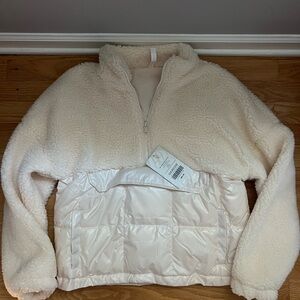NWT Fabletics Cream Fleece